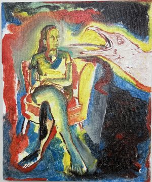 Ebenezer Singh, Jonathan, 12 x 10, oil on linen