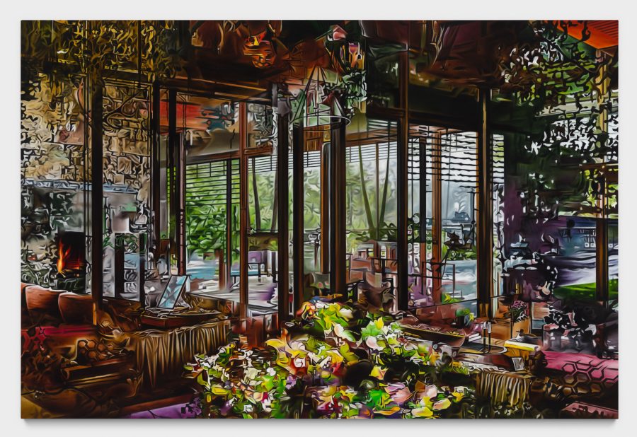 Stan-Narten-Refuge from Beyond-48x72in Oil on Linen-2025